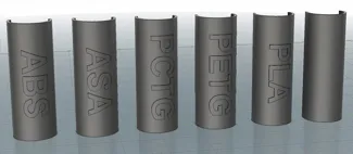 Filament Storage Rack System Label
