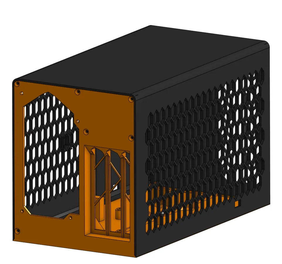 Thunderbolt eGPU case for cheap adapter board - Free 3D Print Model ...