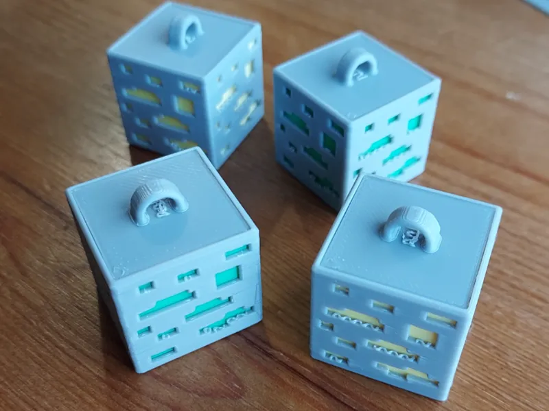 Minecraft Ore Keyring