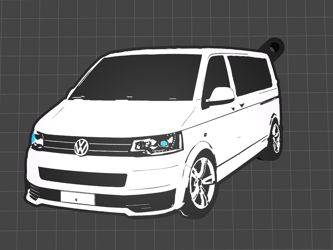 Keychain VW T5 GP Sportline Multivan/Transporter 