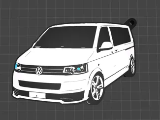 Keychain VW T5 GP Sportline Multivan/Transporter