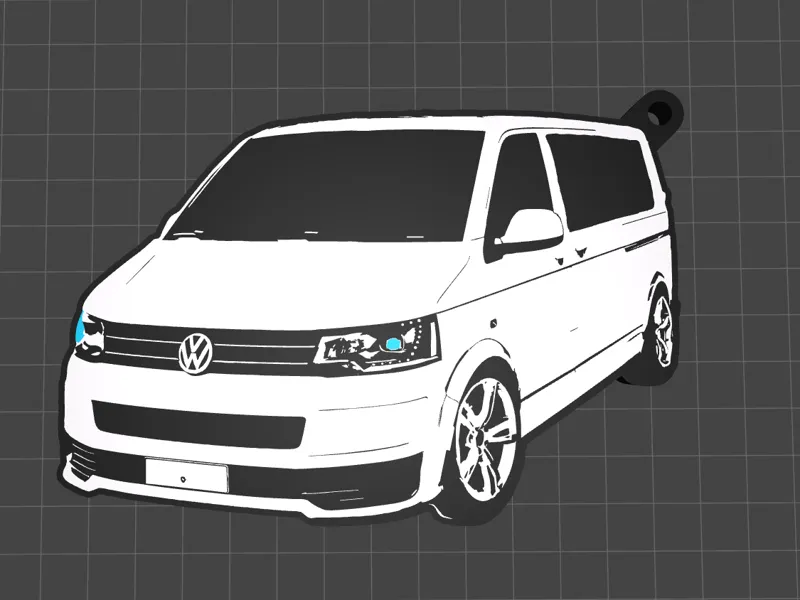 Keychain VW T5 GP Sportline Multivan/Transporter 