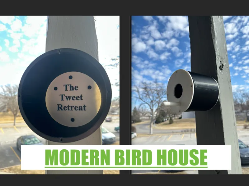 Modern Birdhouse (The Tweet Retreat)