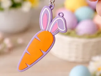 Carrot Keychain