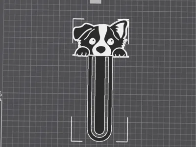 Border Collie Bookmark