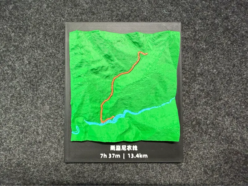 雨崩尼农线徒步模型