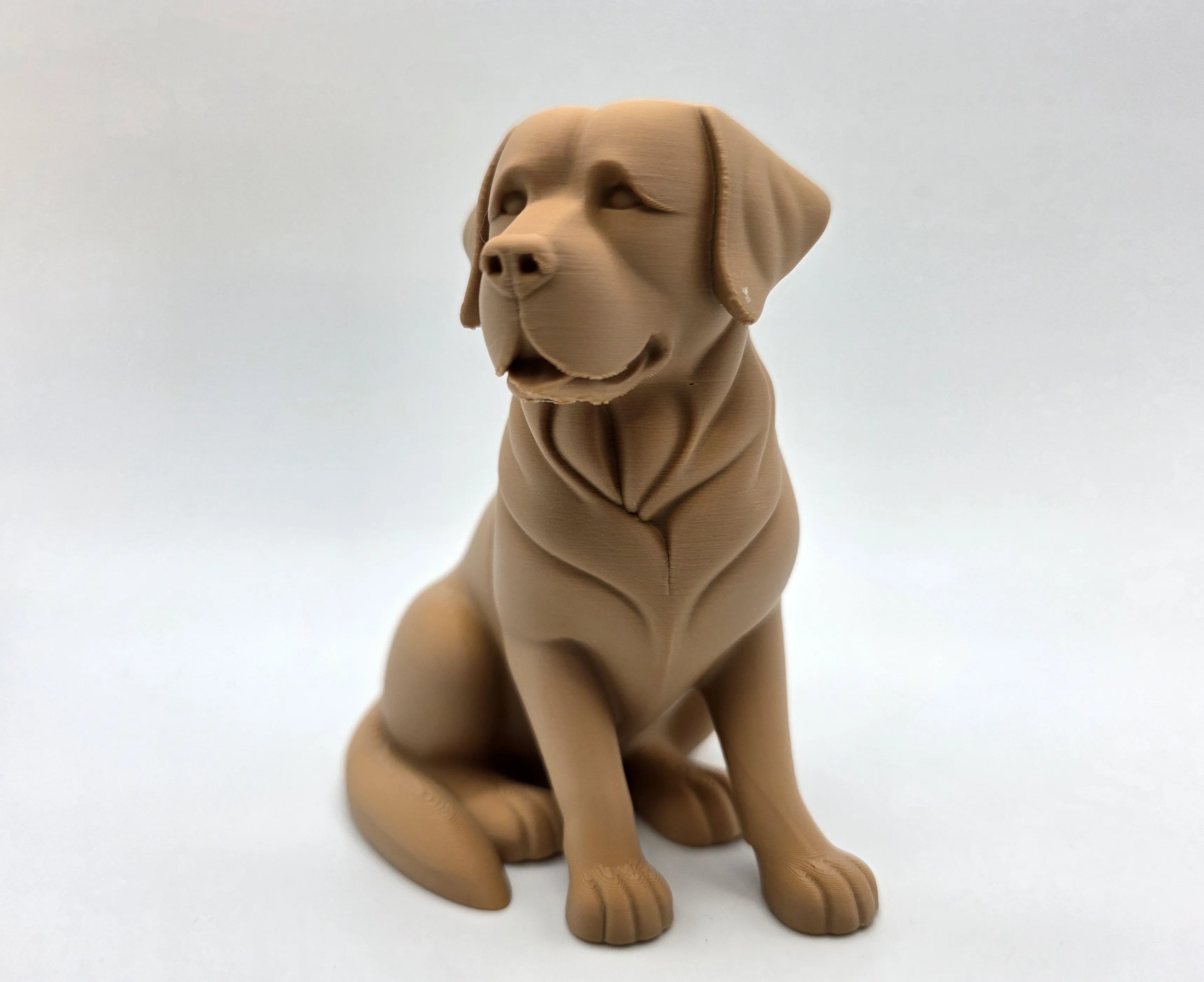 Seated Labrador Retriever Puppy - Free 3D Print Model - MakerWorld