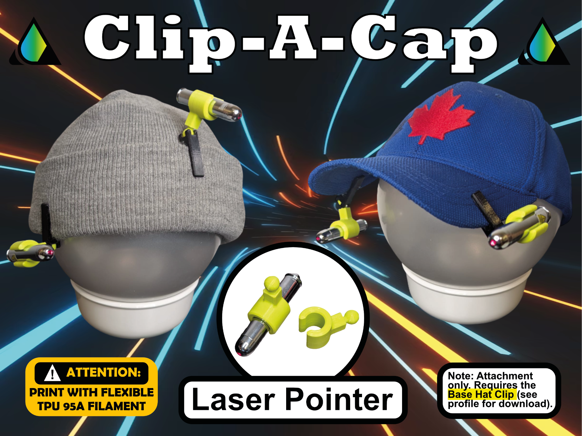 Clip-A-Cap (Laser Pointer)