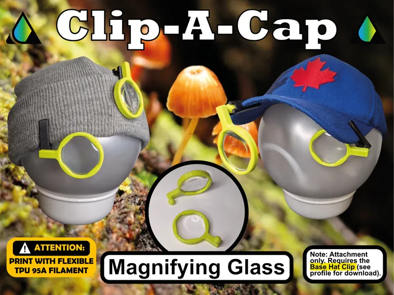 Clip-A-Cap (Magnifying Glass)