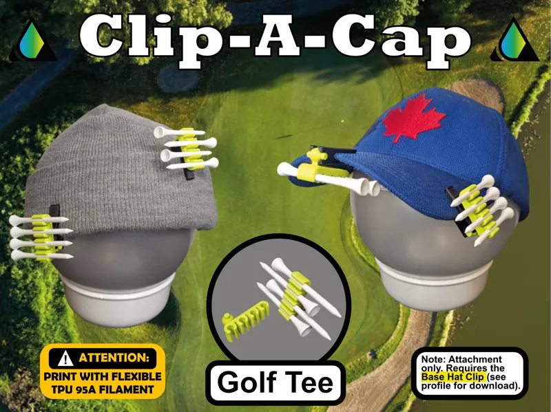 Clip-A-Cap (Golf Tee)