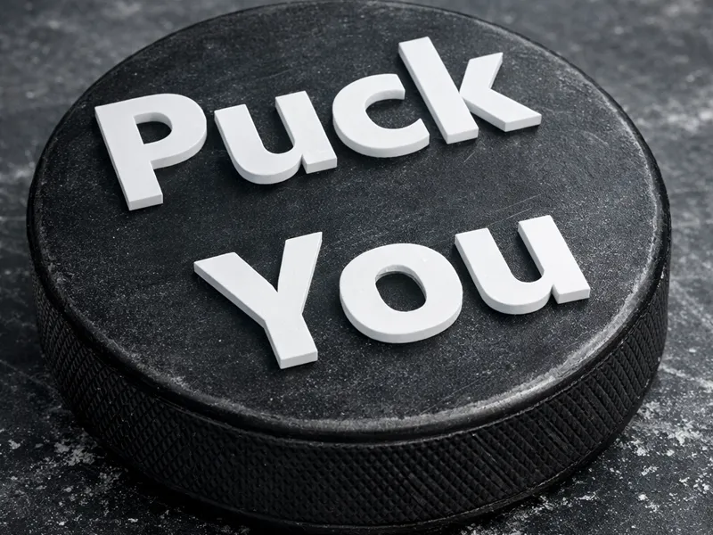 Puck You Gag Gift/Joke