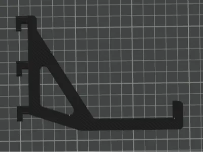 Extra long skadis board keyboard holder