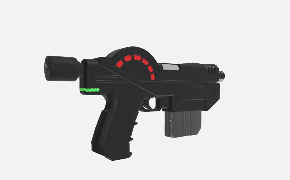 Lawgiver Gun Judge Dredd Comics - 3D Model - Free 3D Print Model ...