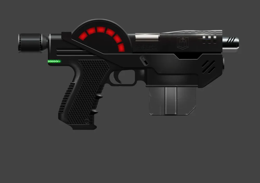 Lawgiver Gun Judge Dredd Comics - 3D Model - Free 3D Print Model ...