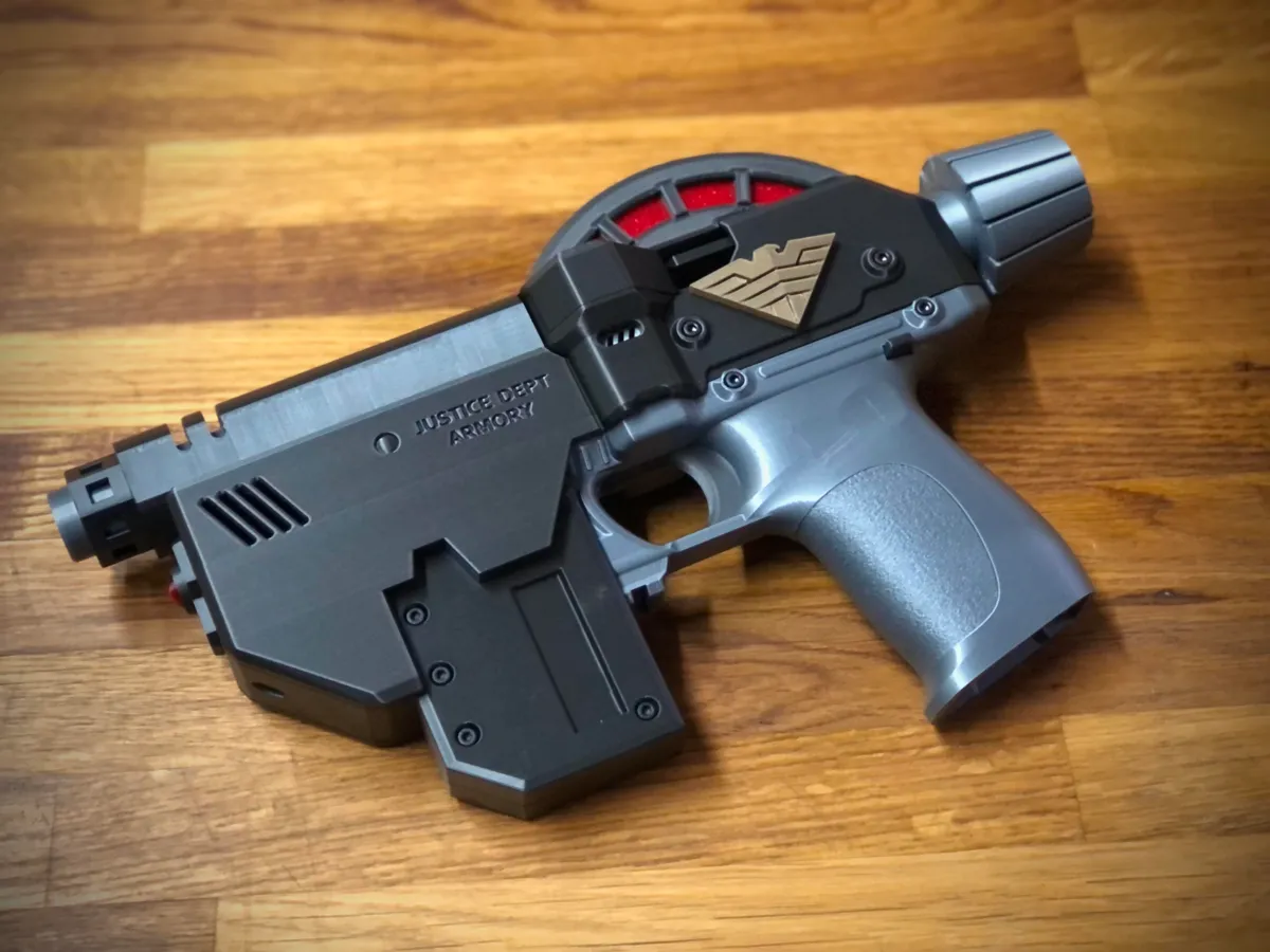 Lawgiver Gun Judge Dredd Comics - 3D Model - Free 3D Print Model ...