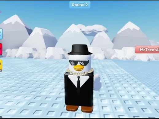 Gangster duck from knockout