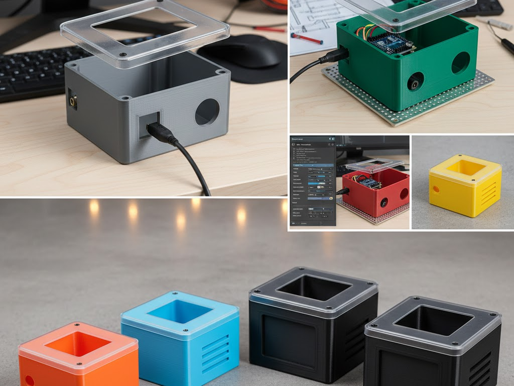 Fully Parametric Rugged Project Box & Lid
