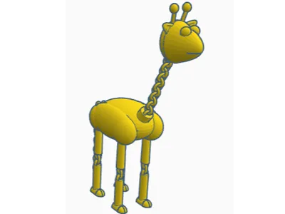 cute chain girrafe