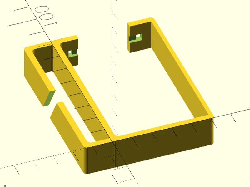 Height-Adjustable Desk Cable Holder (Parametric)