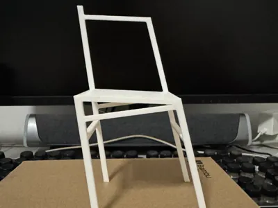 9.5 Degree Chair Minimalist Ornament