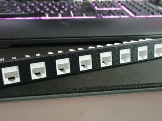 10 Inch Rack 1/2 U Keystone Panels