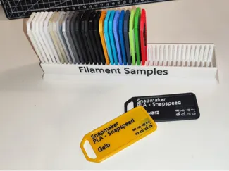 Filament Sample with Stand (Snapmaker U1 Profil)
