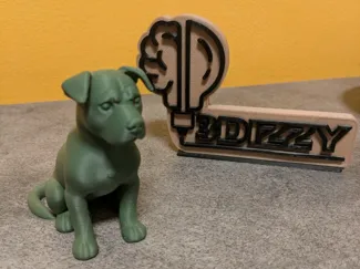 Amstaff Puppy Detailed 