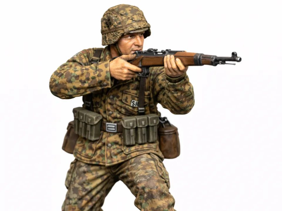 German Rifleman Bolt Action WW2 German Rifleman - Free 3D Print Model - MakerWorld