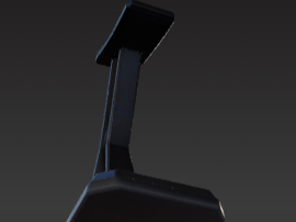 Matte Black 3D Print Model