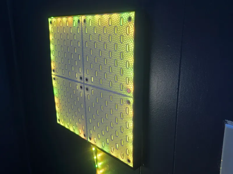 IKEA Skadis LED wall enclosure for 8"x8" panels