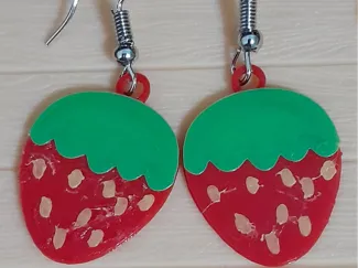 Strawberry earrings