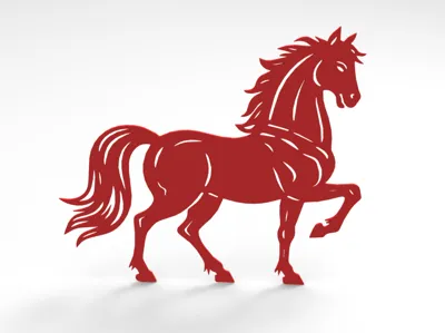 Window flower horse