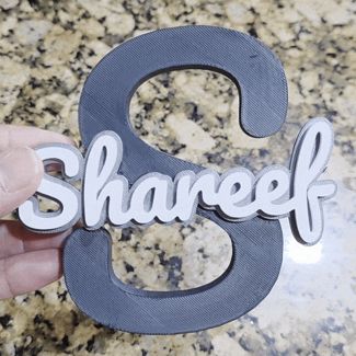 Big Letter and Name Generator - Wall or Table Top