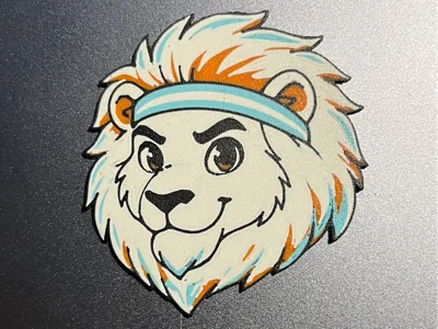 Lion keychain