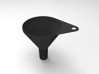 Mineral water funnel
