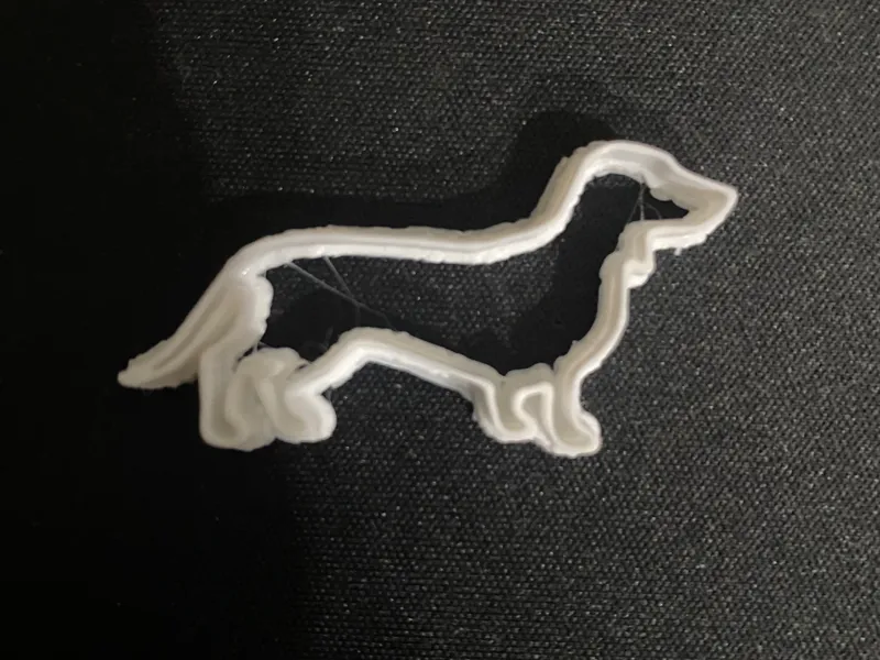 Dachshund cookie cutter
