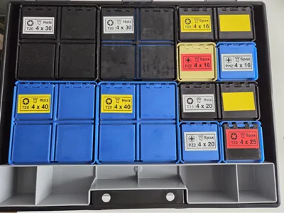 Boxes with lid for Allit EuroPlus Flex