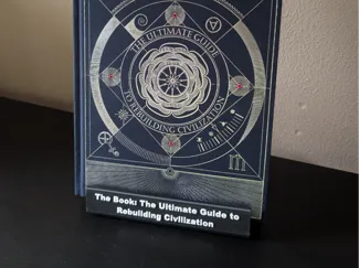 Bookstand for "The Book"