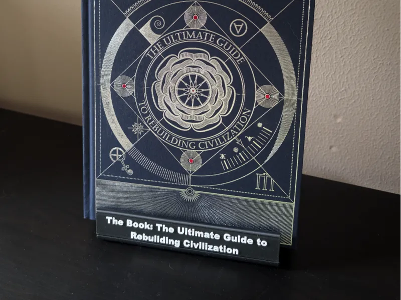 Bookstand for "The Book"