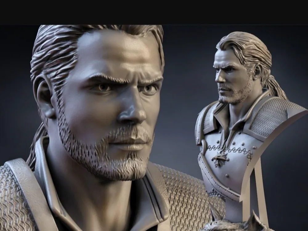 Die Witcher Büste – Kostenloses 3D-Druckmodell – MakerWorld