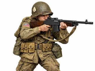 Bolt Action WW2 USA Paratrooper with BAR