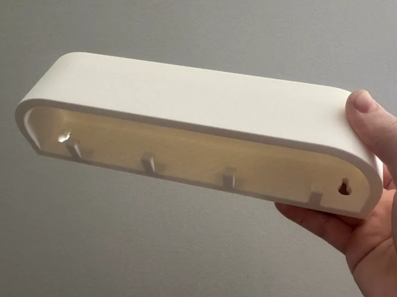 4 Key hook Hidden in Entryway Shelf