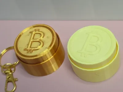 Bitcoin Fidget Clicker Stress Relief / Bitcoin Clicker toy (no supports) 