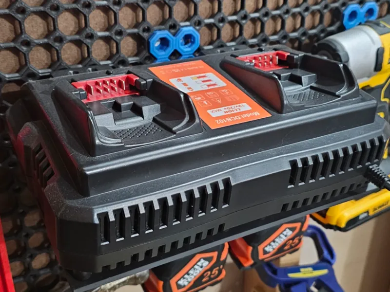 Peg/Multiboard Shelf for DeWalt Charger (DCB102)