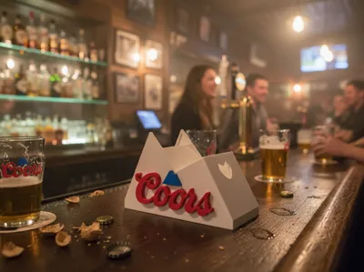 Coors logo center piece
