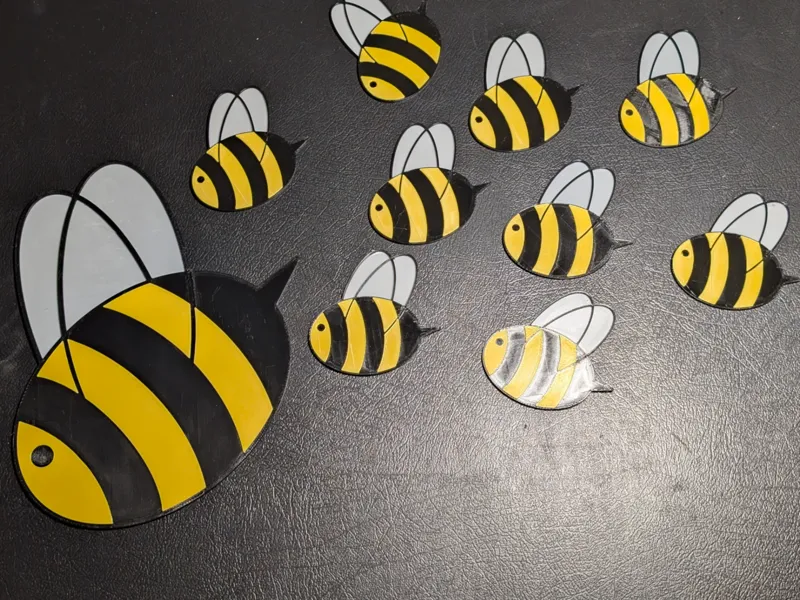 Flat Bumble Bee 3 color for manual filament change