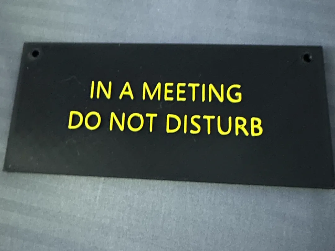 Do not disturb sign - Free 3D Print Model - MakerWorld