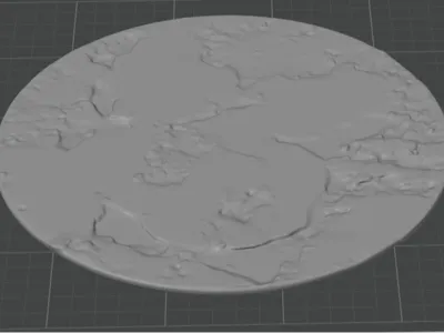 Relief plate "rocky"