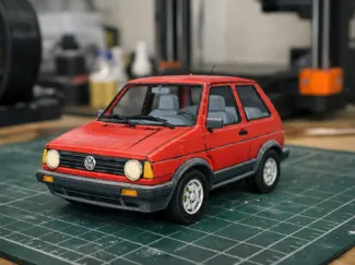 Volkswagen Golf mk1 cartoon
