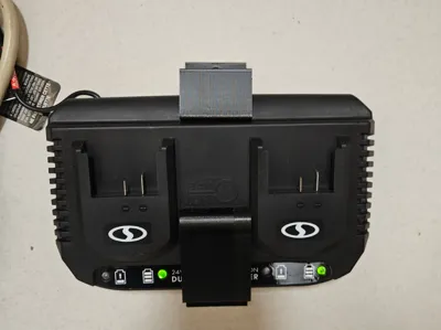 SnowJoe/SunJoe Dual Battery Charger mount holder